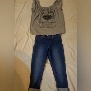 Cold Crush California Tshirt Child Large and Jean's XL
